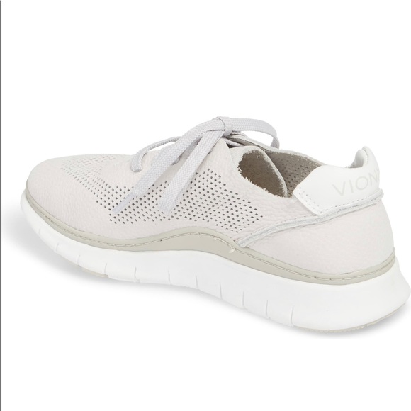 NEW Vionic Joey Sneakers - Light Grey Nubuck - Picture 3 of 8